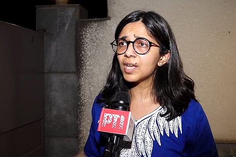 Swati Maliwal addressing media